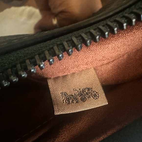 Coach Luna Leather Shoulder Bag - Picture 6 of 7